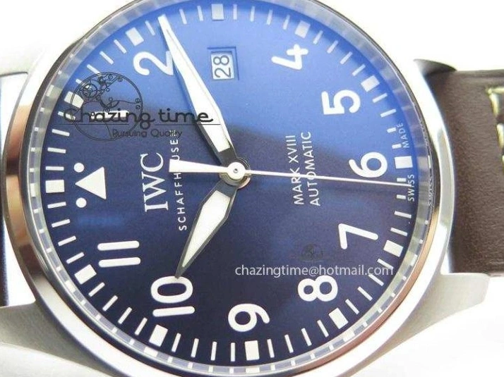 MIROTIME 0320 Mark XVIII Le Petit Prince IW327004 SS Mk Maker Best Edition Blue Dial On Brown Leather Strap A TimelessDesign 7296